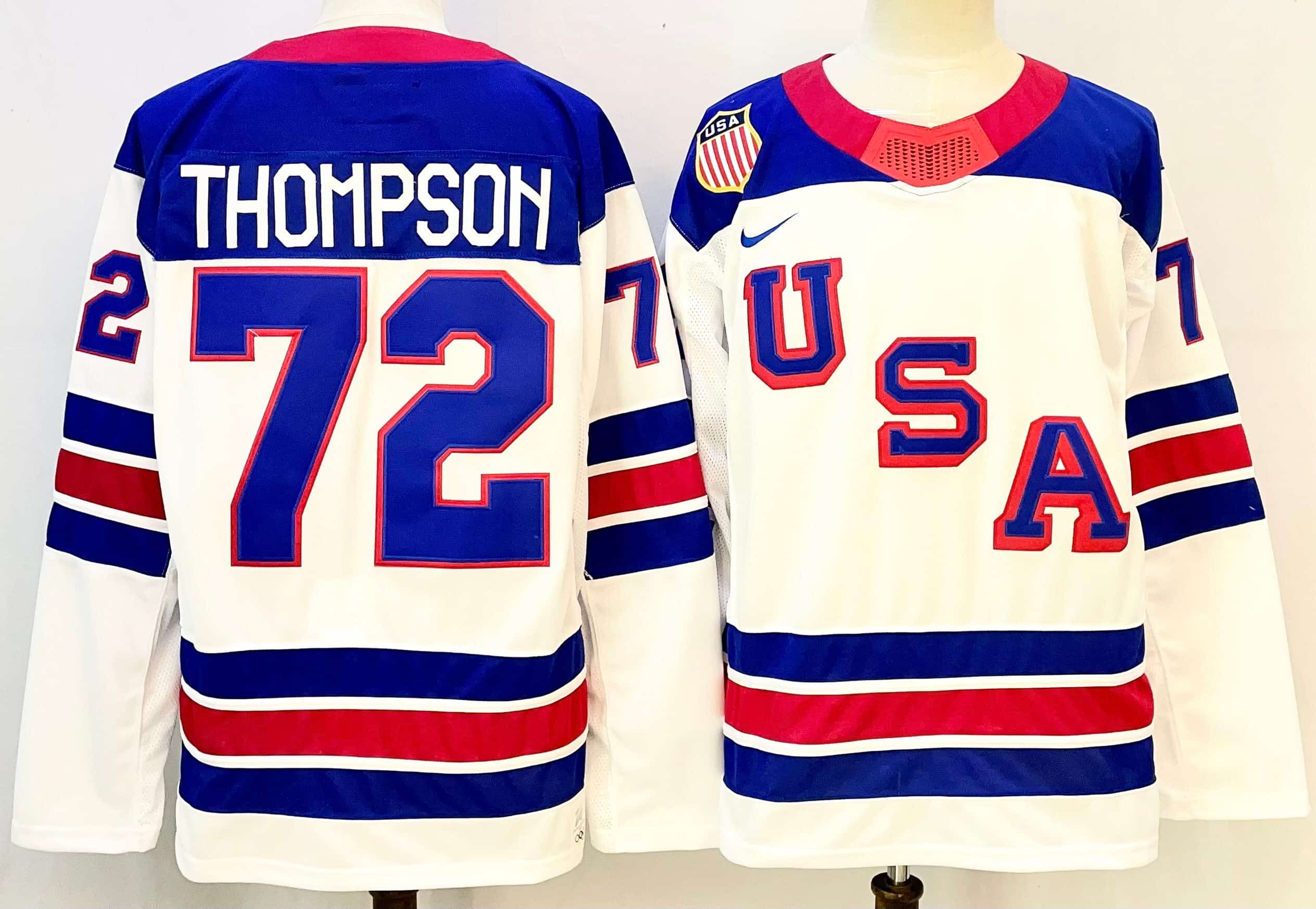 Tage Thompson Jersey #72 USA Hockey