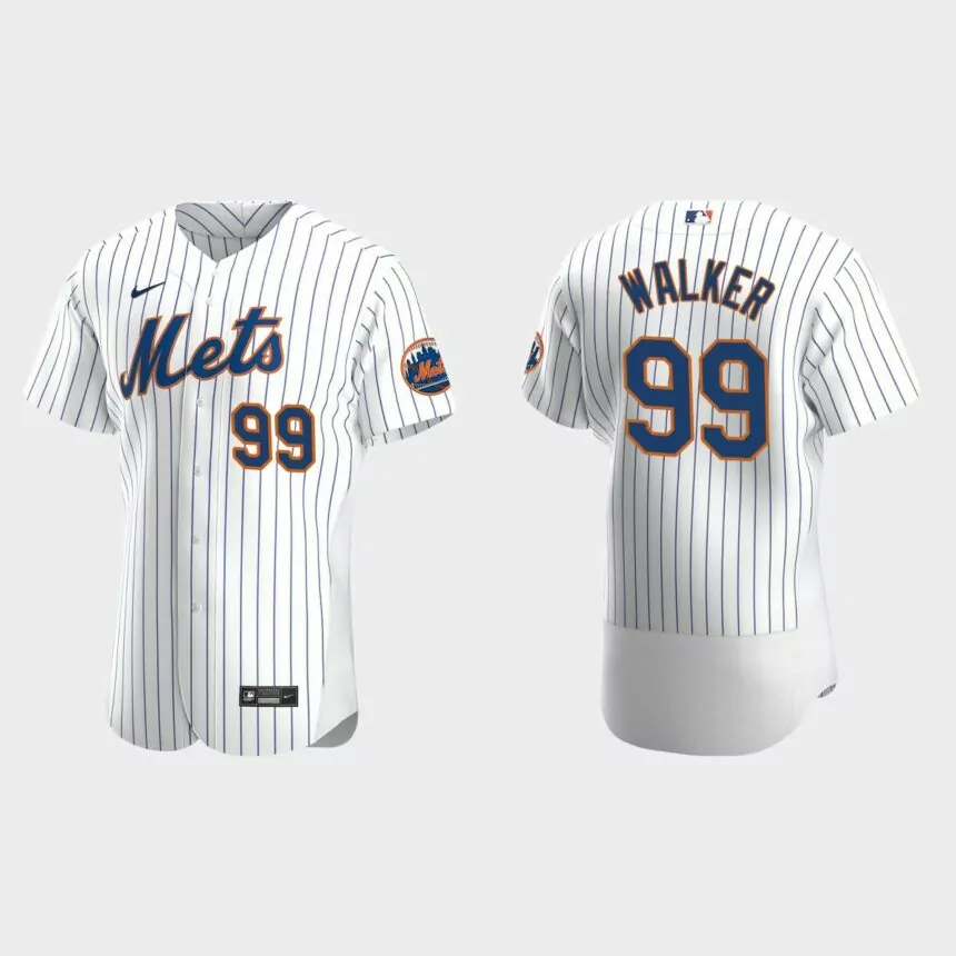 Taijuan Walker New York Mets Authentic Home Jersey – White