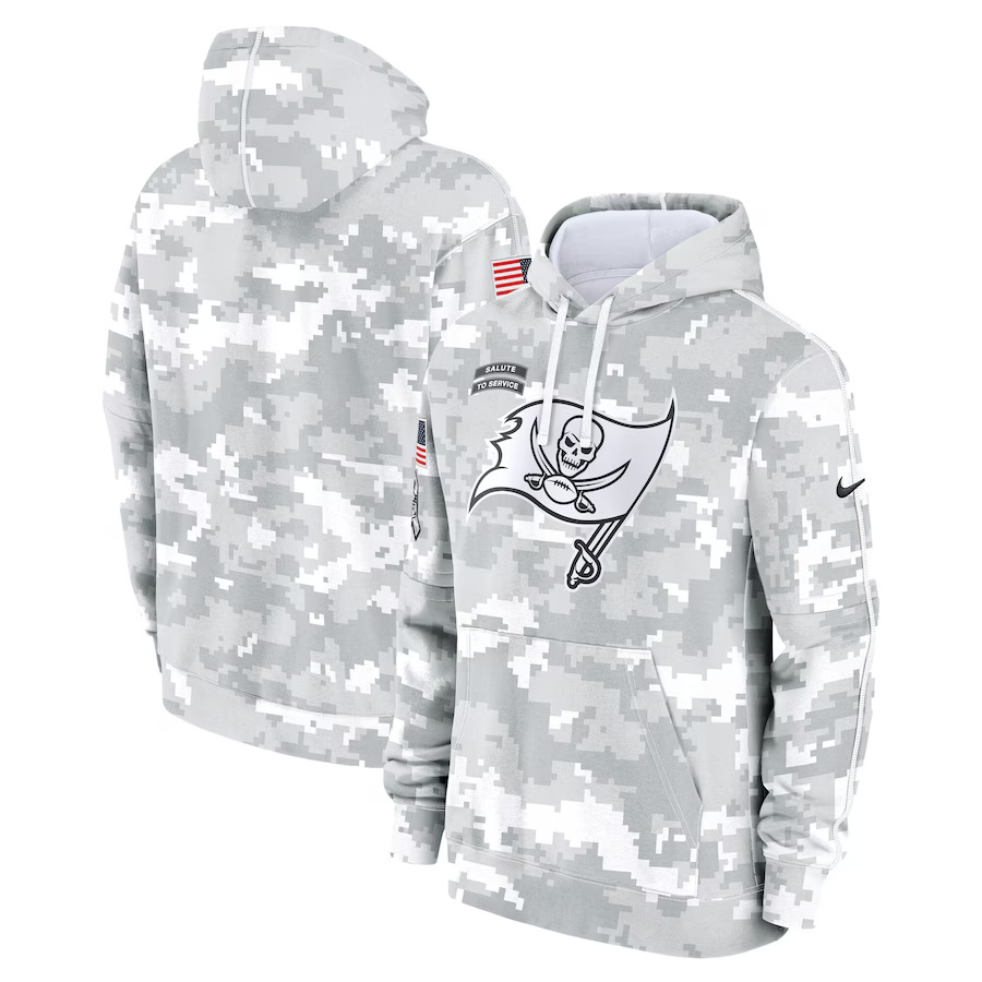 Tampa   Bay Buccaneers 2025  Salute to Service  Limited Football Stitched hoodie   Jersey