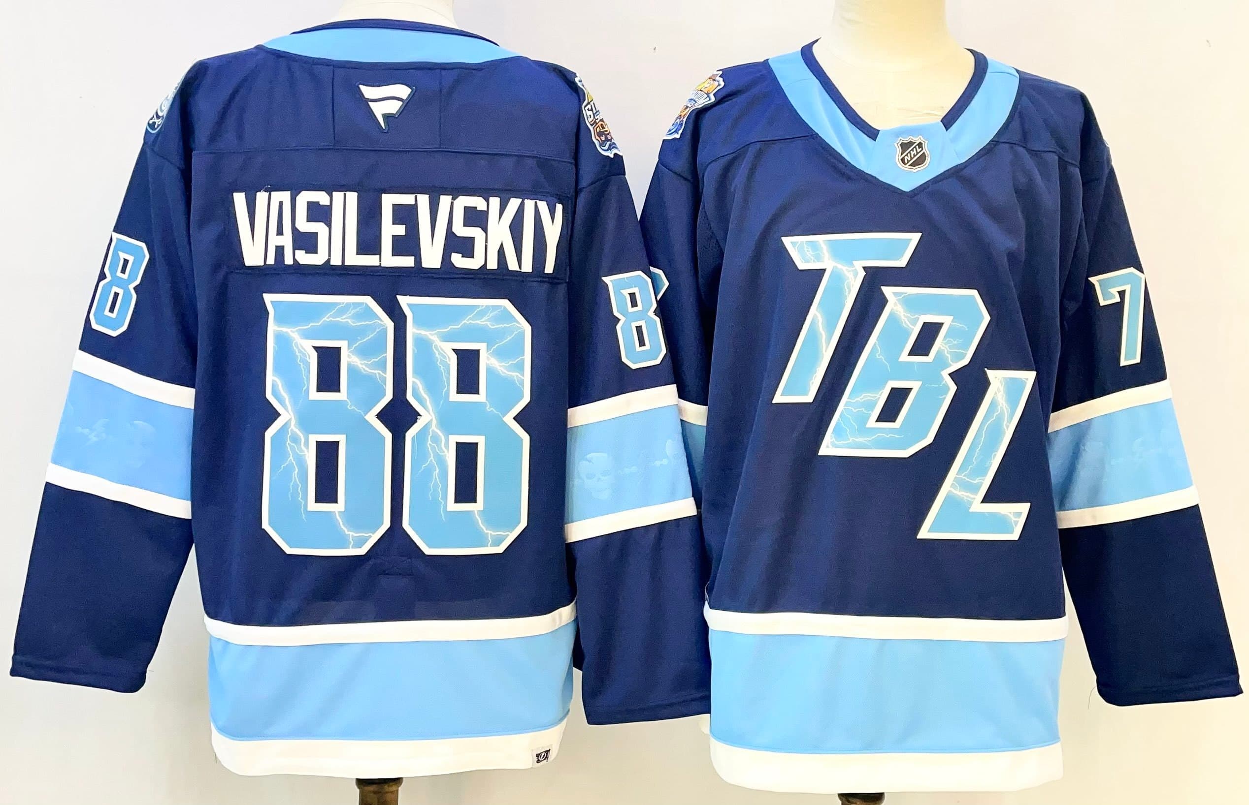 Tampa  Bay Lightning 2026 Stadium Series #88 Andrei Vasilevskiy Premium Jersey