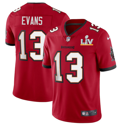 Tampa Bay Buccaneers #13 Mike Evans Youth Super Bowl LV Bound Nike Red Vapor Limited Jersey