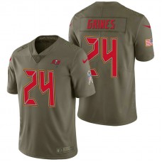 Tampa Bay Buccaneers #24 Brent Grimes Olive 2017 Salute to Service Limited Jersey