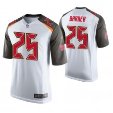 Tampa Bay Buccaneers #25 Peyton Barber White Game Jersey