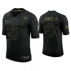 Tampa Bay Buccaneers #27 Ronald Jones II Black 2020 Salute to Service Limited Jersey