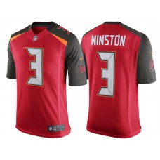 Tampa Bay Buccaneers #3 Jameis Winston Red Speed Machine Limited Player Jersey
