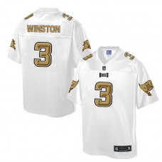 Tampa Bay Buccaneers #3 Jameis Winston White Pro Line Fashion Jersey