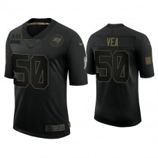 Tampa Bay Buccaneers #50 Vita Vea Black 2020 Salute to Service Limited Jersey