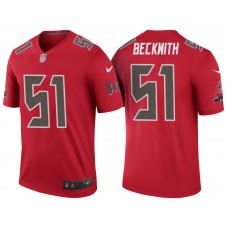 Tampa Bay Buccaneers #51 Kendell Beckwith Red Color Rush Legend Jersey