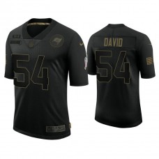 Tampa Bay Buccaneers #54 Lavonte David Black 2020 Salute to Service Limited Jersey