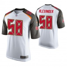 Tampa Bay Buccaneers #58 Kwon Alexander White Game Jersey
