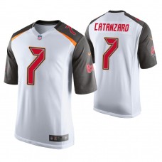 Tampa Bay Buccaneers #7 Chandler Catanzaro White Game Jersey