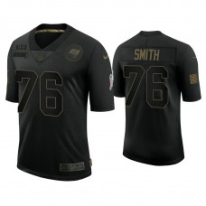 Tampa Bay Buccaneers #76 Donovan Smith Black 2020 Salute to Service Limited Jersey