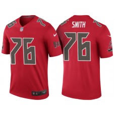 Tampa Bay Buccaneers #76 Donovan Smith Red Color Rush Legend Jersey