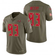Tampa Bay Buccaneers #93 Gerald McCoy Olive 2017 Salute to Service Limited Jersey