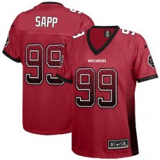Tampa Bay Buccaneers #99 Warren Sapp Red Drift Fashion Jersey