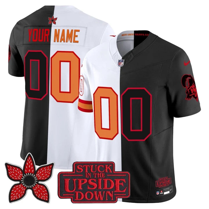 Tampa Bay Buccaneers 'Upside Down Edition' Vapor Limited Custom Jersey - All   Stitched