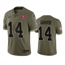 Tampa Bay Buccaneers Chris Godwin Nike Olive 2022 Salute To Service Limited Jersey