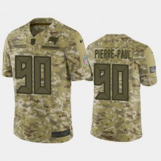 Tampa Bay Buccaneers Jason Pierre-Paul #90 2018 Salute to Service Limited Camo Jersey