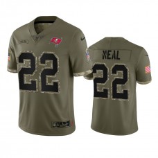 Tampa Bay Buccaneers Keanu Neal Nike Olive 2022 Salute To Service Limited Jersey