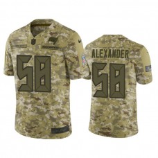 Tampa Bay Buccaneers Kwon Alexander #58 2018 Salute to Service Limited Camo Jersey