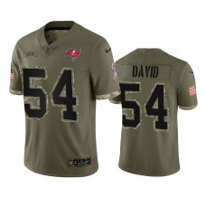 Tampa Bay Buccaneers Lavonte David Nike Olive 2022 Salute To Service Limited Jersey