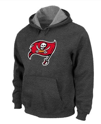 Tampa Bay Buccaneers Logo Pullover Hoodie D.Grey