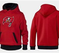 Tampa Bay Buccaneers Logo Pullover Hoodie Red & Black