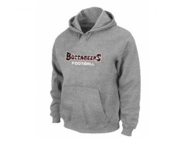 Tampa Bay Buccaneers font Pullover Hoodie Grey