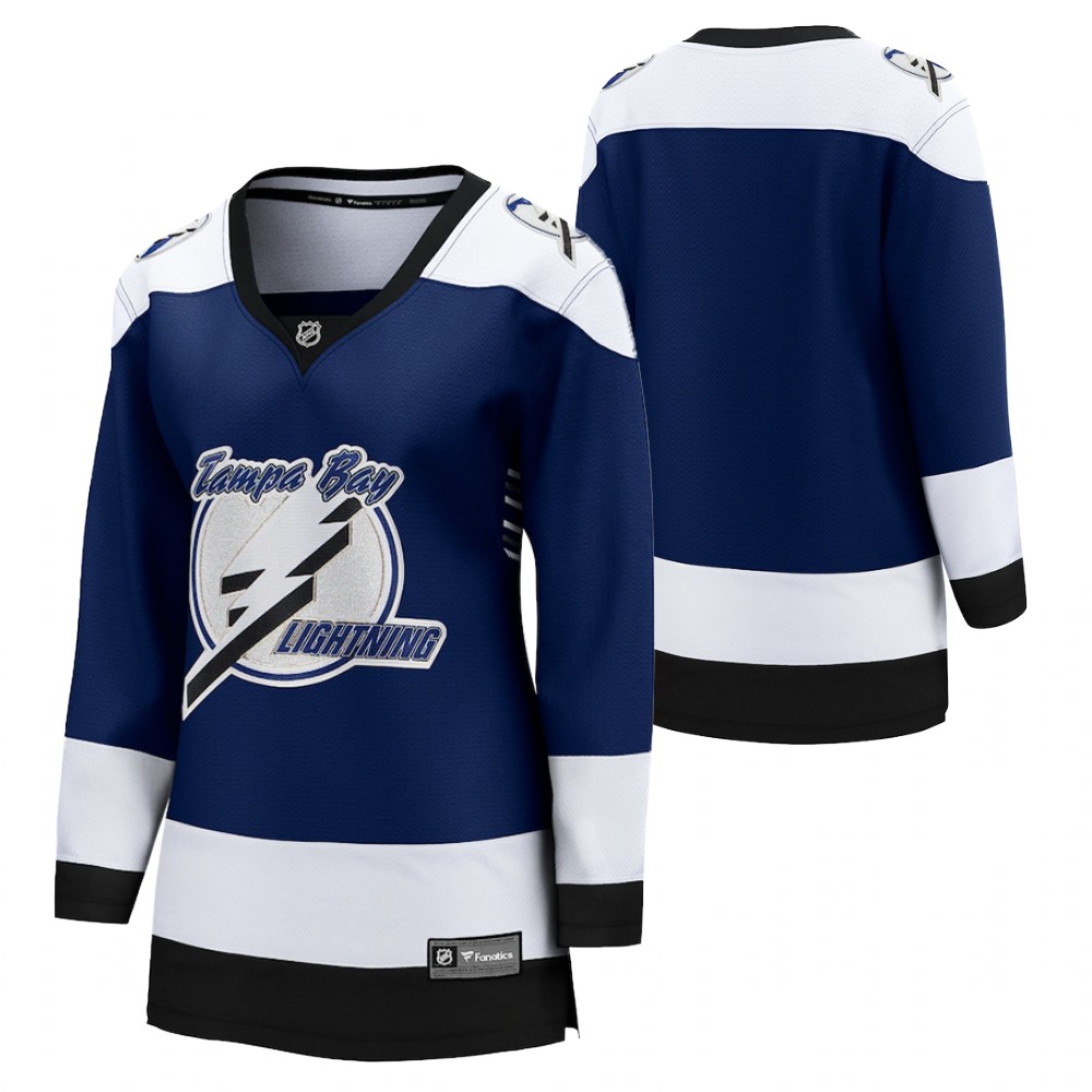Tampa Bay Lightning 2021 Special Edition Royal Women Jersey Retro