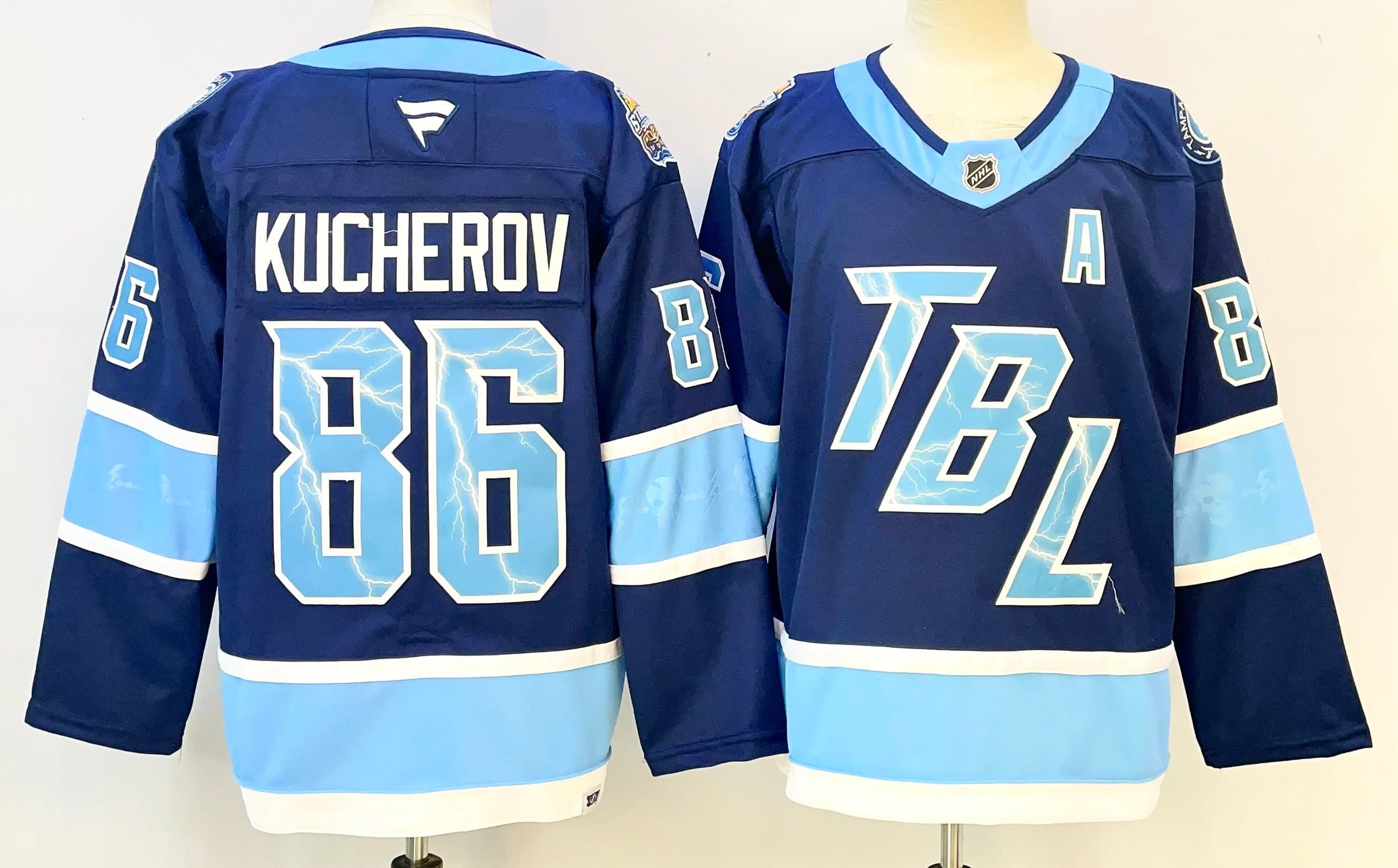 Tampa Bay Lightning 2026 Stadium Series #86 Nikita Kucherov Premium Jersey