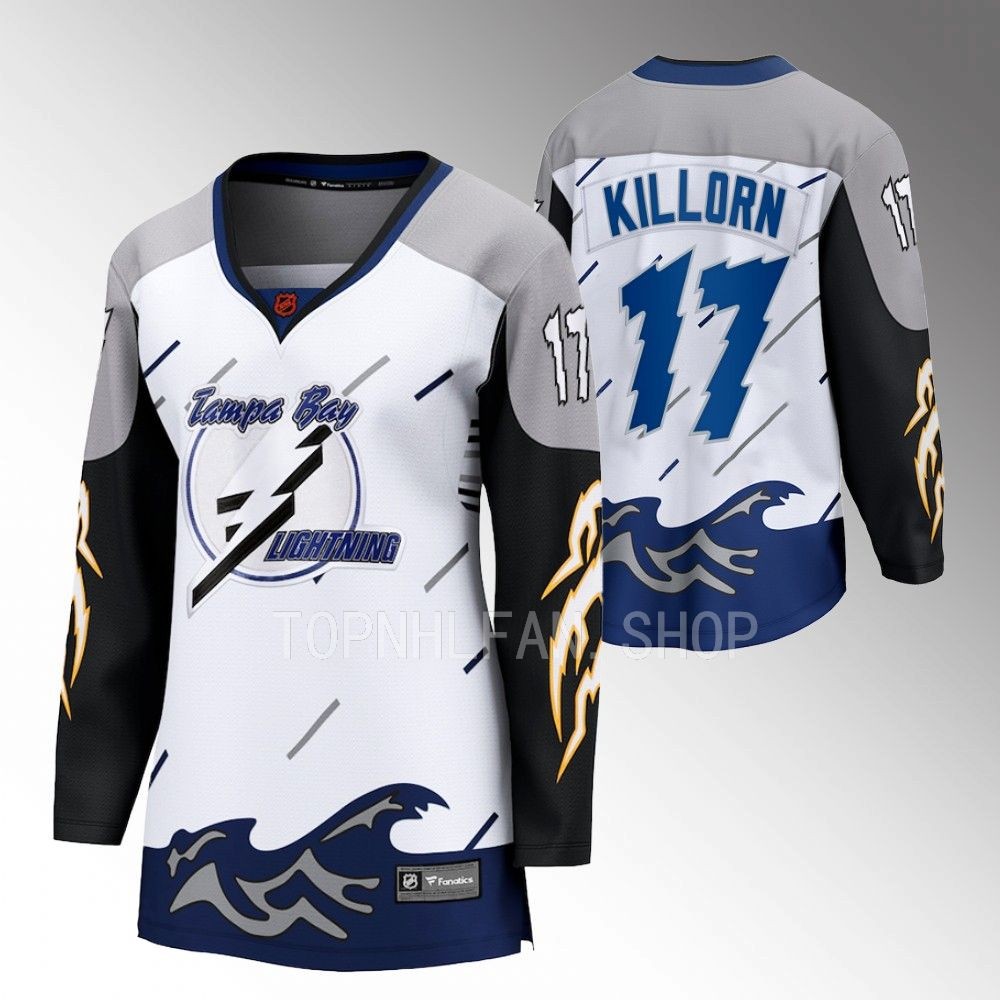 Tampa Bay Lightning Alex Killorn Women White 2022 Special Edition 2.0 Jersey