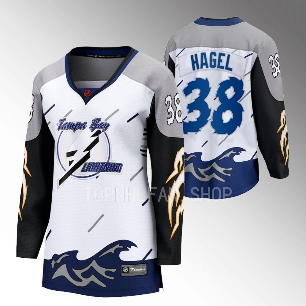 Tampa Bay Lightning Brandon Hagel Women White 2022 Special Edition 2.0 Jersey