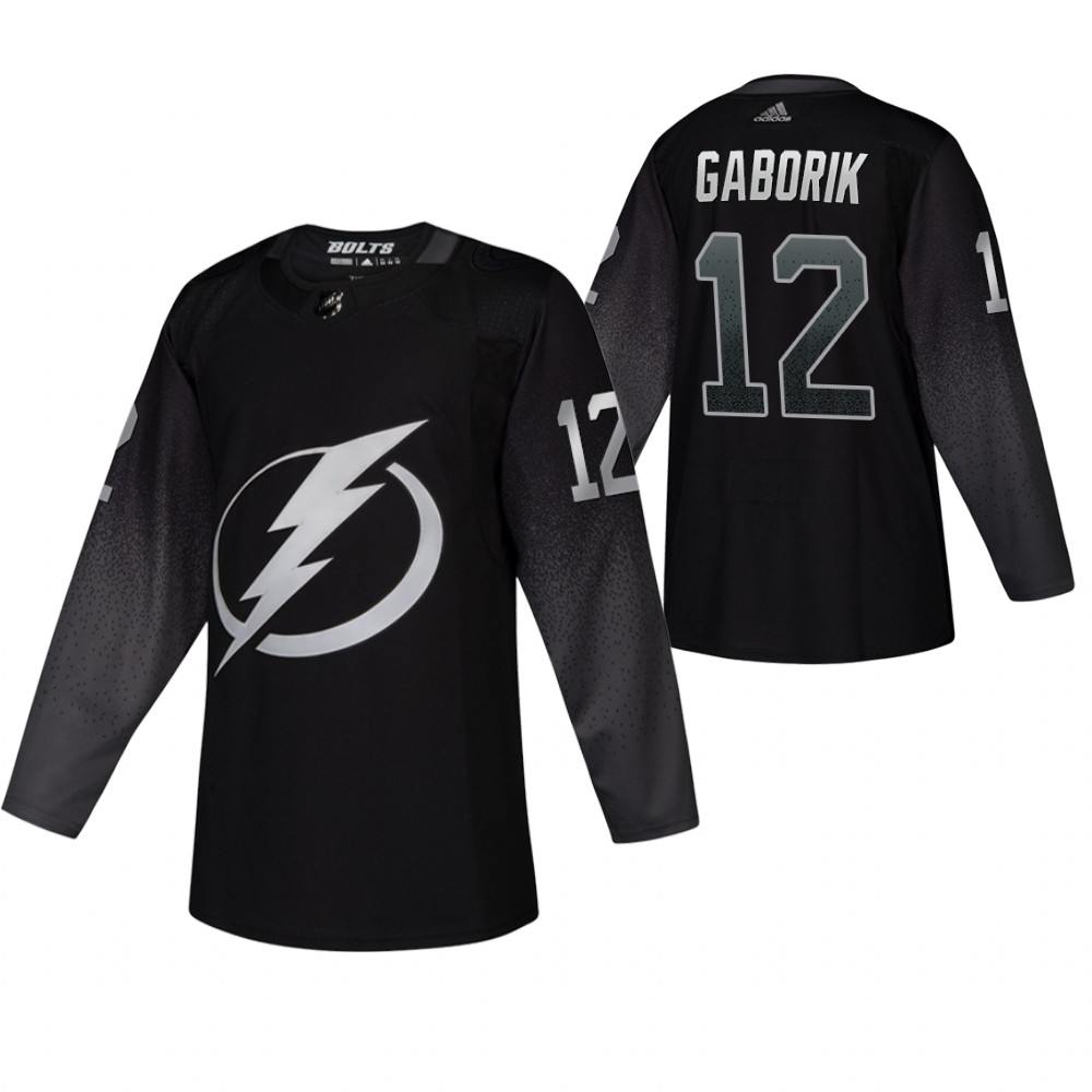 Tampa Bay Lightning Marian Gaborik Black 2020-21 Alternate Authentic Jersey