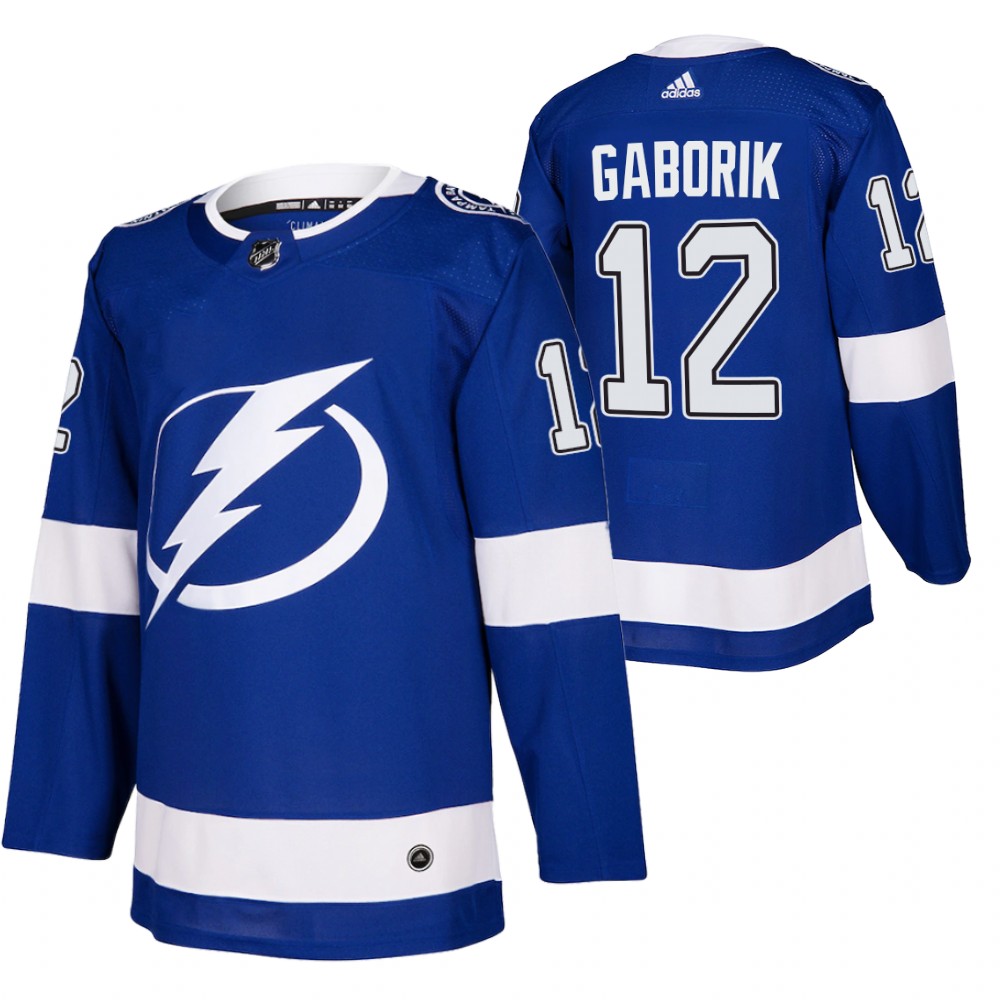 Tampa Bay Lightning Marian Gaborik Blue 2020-21 Authentic Away Jersey