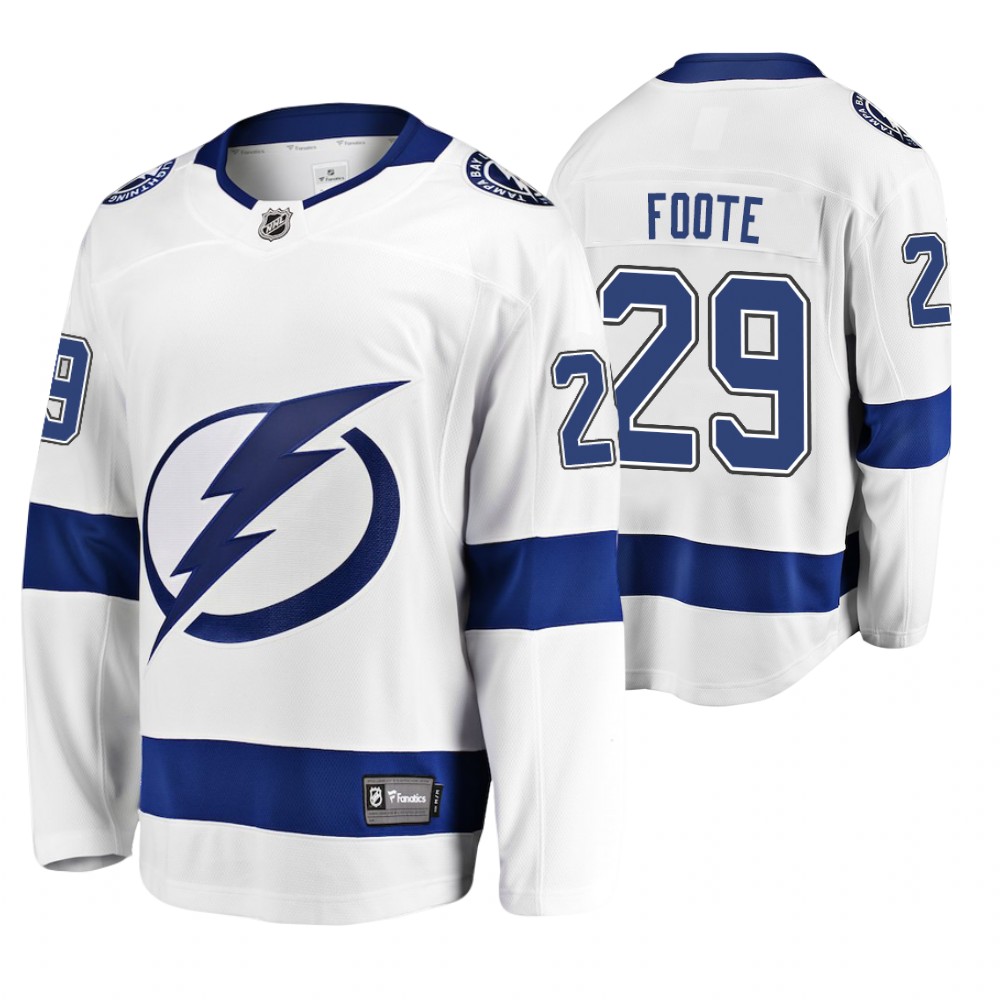 Tampa Bay Lightning Nolan Foote Men's Away Breakaway Player Jersey