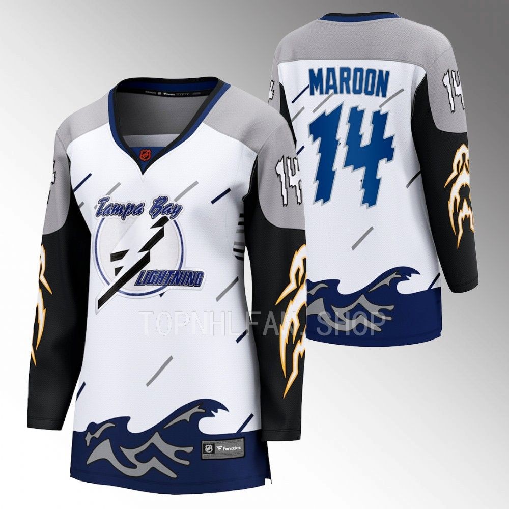 Tampa Bay Lightning Patrick Maroon Women White 2022 Special Edition 2.0 Jersey