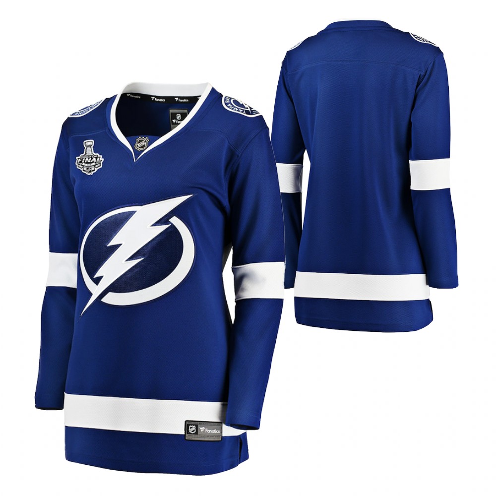 Tampa Bay Lightning Women Blue 2021 Stanley Cup Final Jersey
