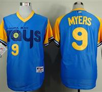 Tampa Bay Rays #9 Wil Myers Light Blue 1988 Turn Back The Clcok Stitched Baseball Jersey