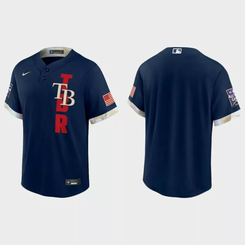 Tampa Bay Rays 2021 MLB All-Star Game Replica Jersey – Navy