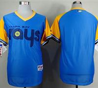 Tampa Bay Rays Blank Light Blue 1988 Turn Back The Clcok Stitched Baseball Jersey