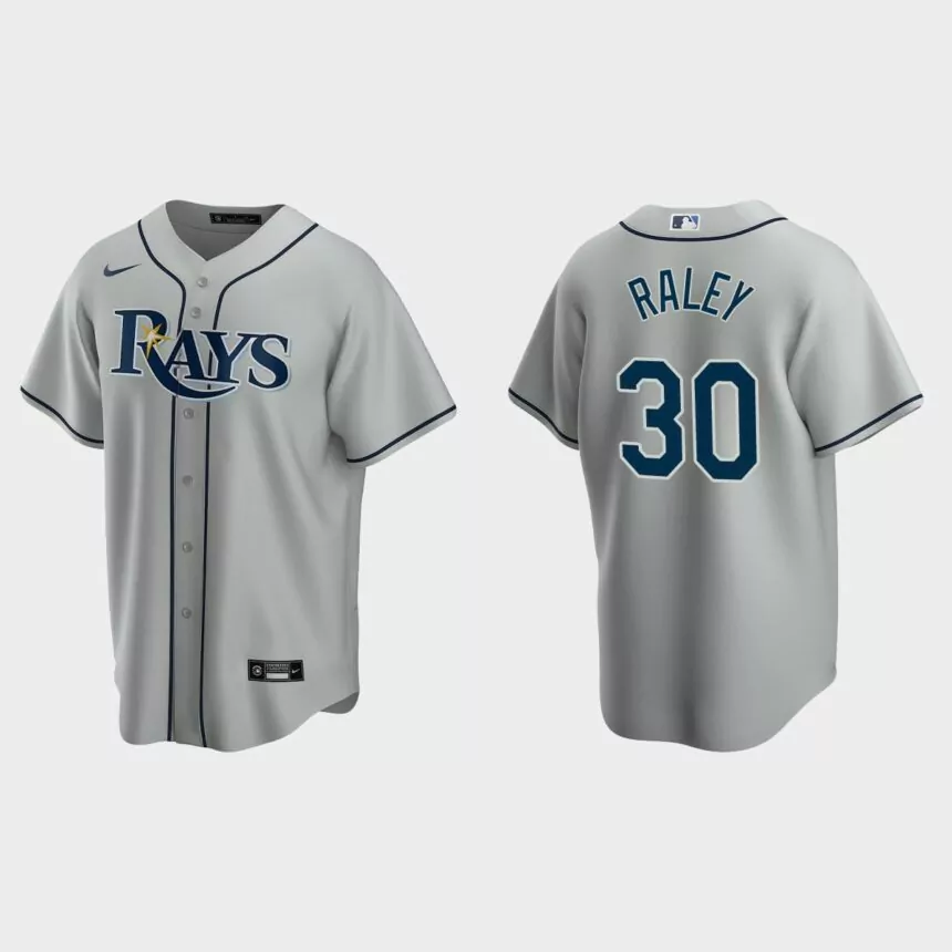 Tampa Bay Rays Brooks Raley Replica Road Jersey – Gray