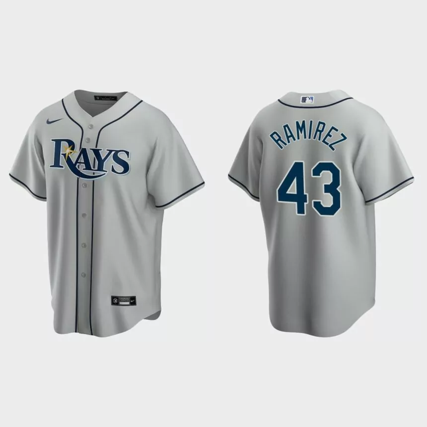 Tampa Bay Rays Harold Ramirez Replica Road Jersey – Gray
