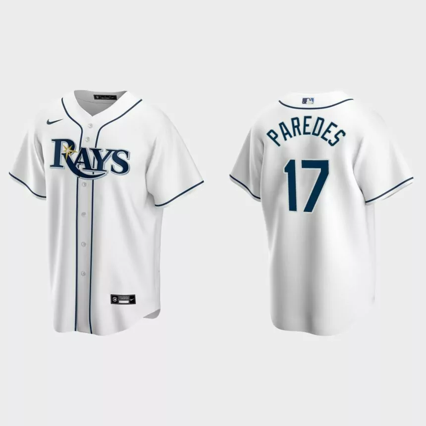Tampa Bay Rays Isaac Paredes Replica Home Jersey – White