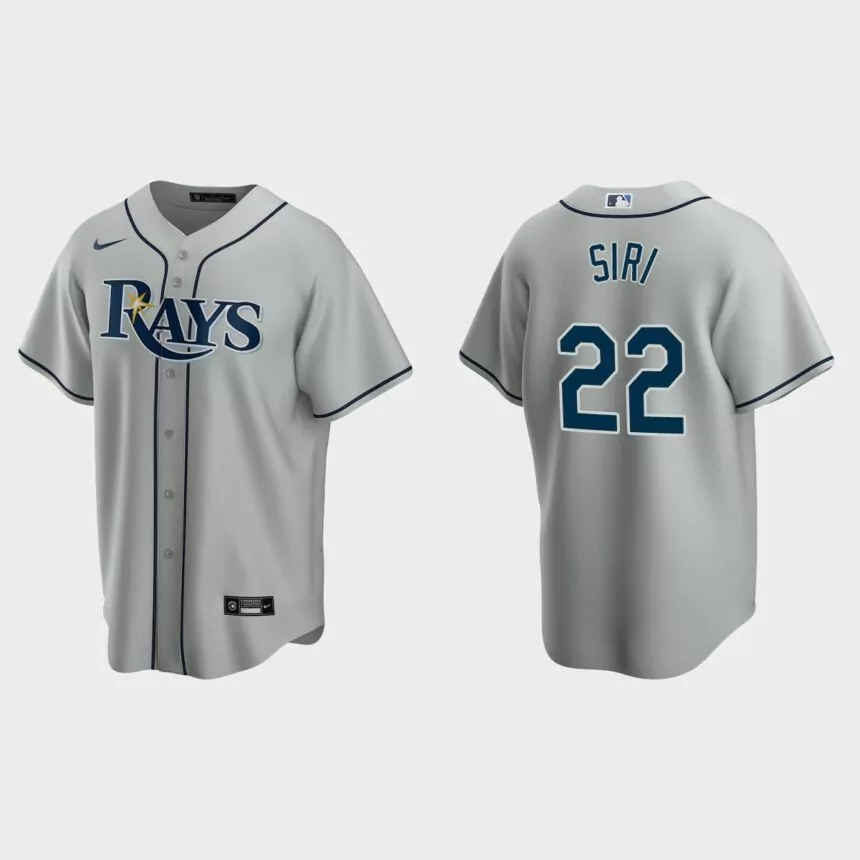 Tampa Bay Rays Jose Siri Replica Road Jersey – Gray