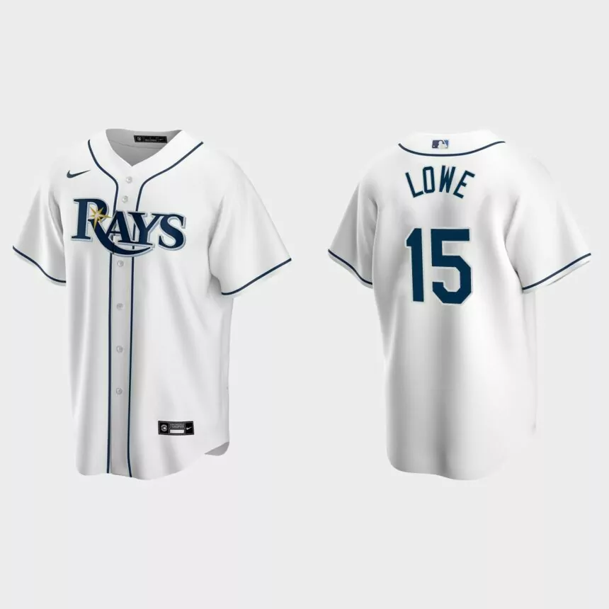 Tampa Bay Rays Josh Lowe Replica Home Jersey – White