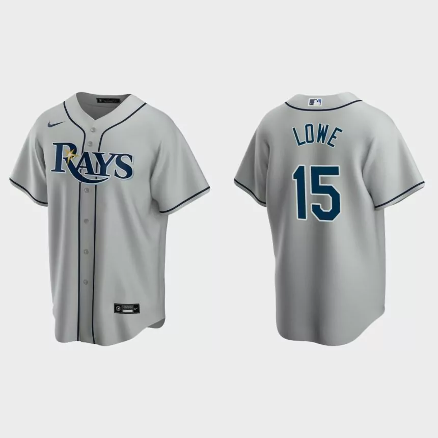 Tampa Bay Rays Josh Lowe Replica Road Jersey – Gray