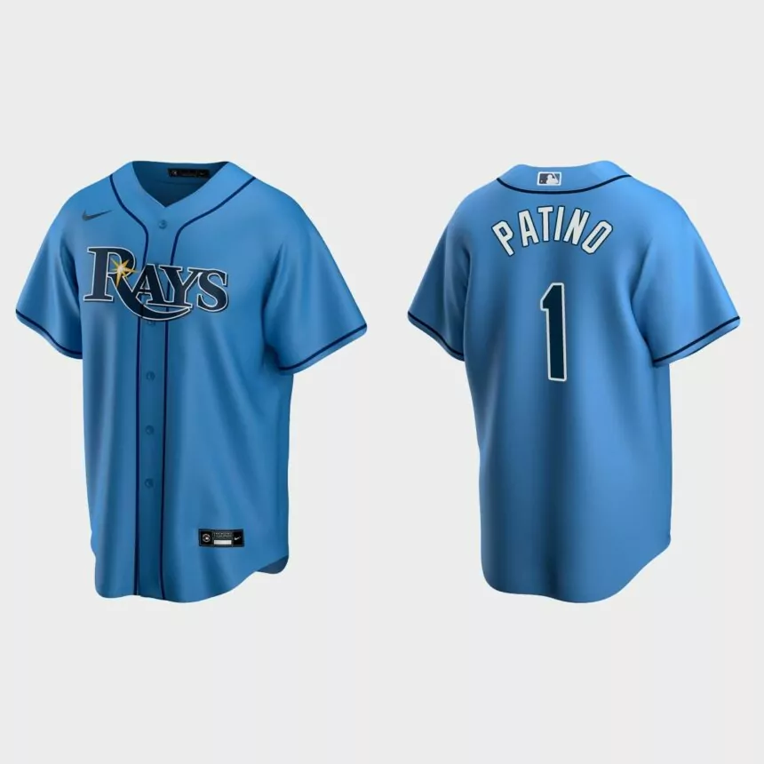 Tampa Bay Rays Luis Patino Replica Alternate Jersey – Light Blue