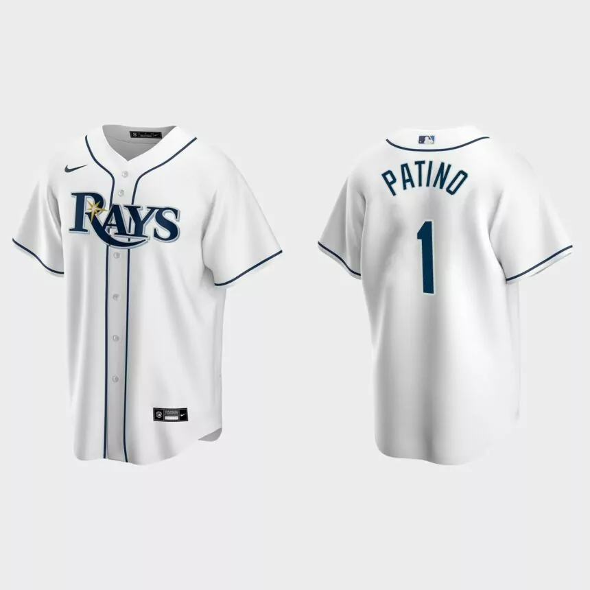 Tampa Bay Rays Luis Patino Replica Home Jersey – White