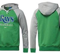 Tampa Bay Rays Pullover Hoodie Green & Grey