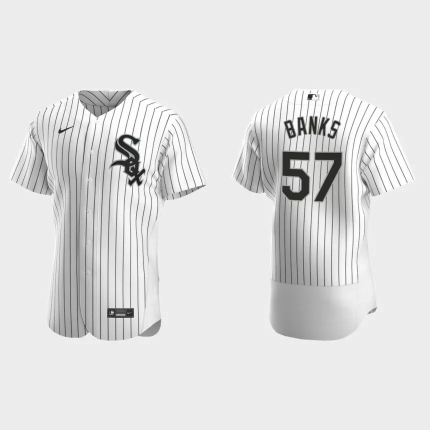 Tanner Banks Chicago White Sox Authentic Home Jersey – White